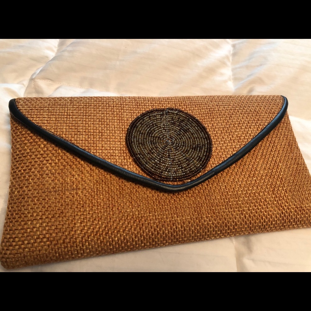 Gold & Black clutch